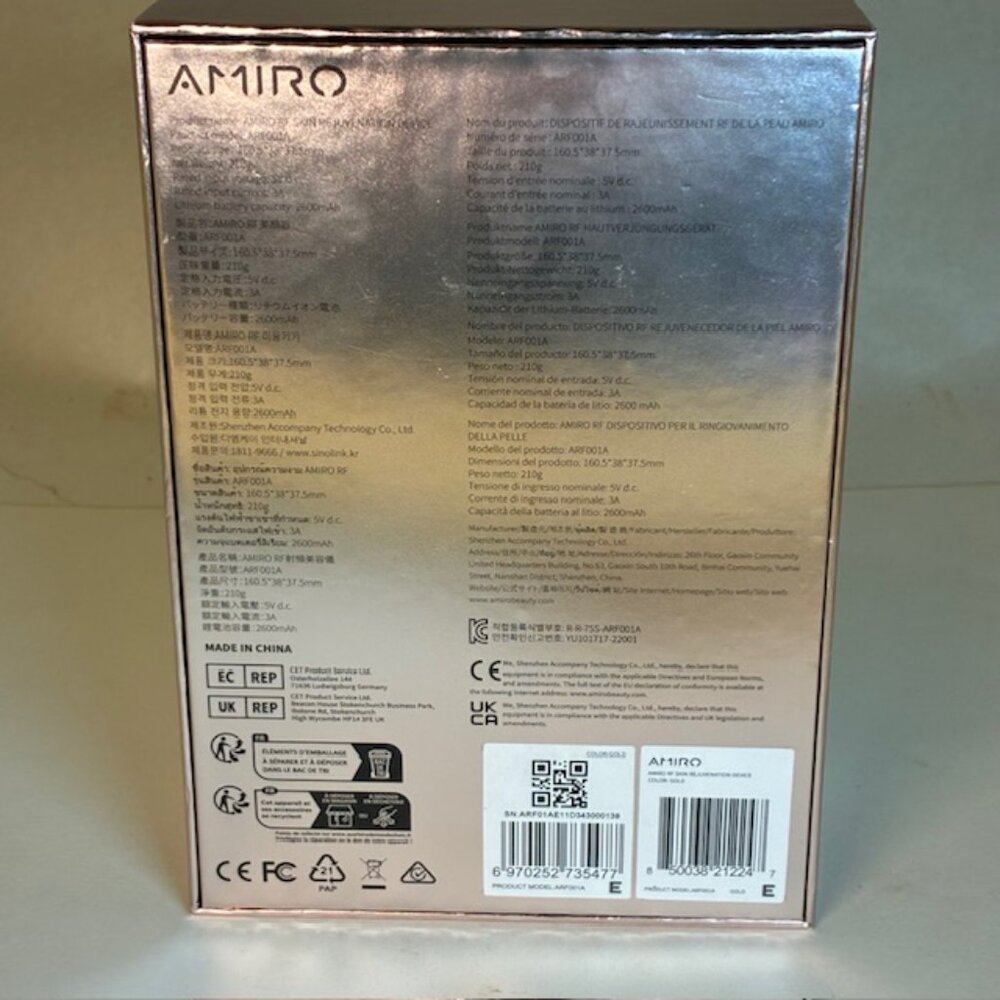 AMIRO R3 Turbo Facial RF Skin Tightening Device - Picture 7 of 8